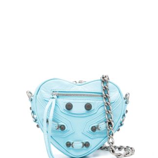 Balenciaga Mini Le Cagole Heart Crossbody Bag