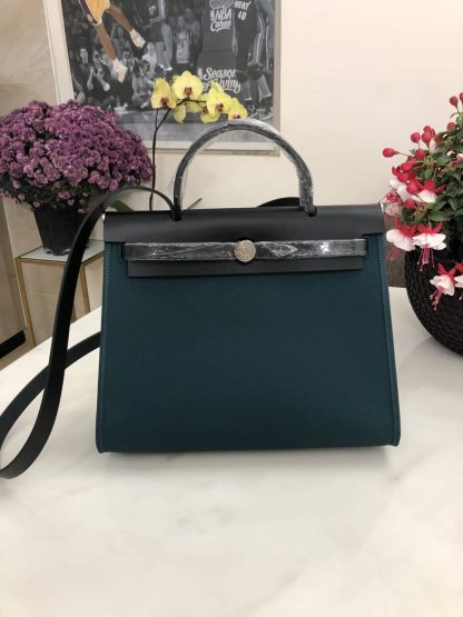 Hermes Birkin Bag 31 Canvas Leather