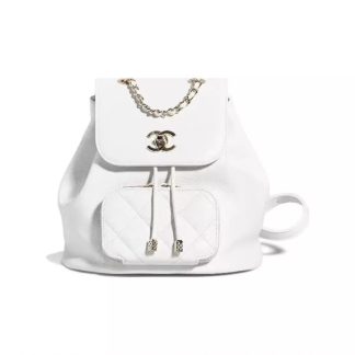 CHANEL Caviar Quilted Mini Business Affinity Backpack Black