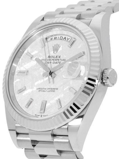 Rolex Day-Date Platine Meteorite & Diamond Dial President 228236 - Image 3