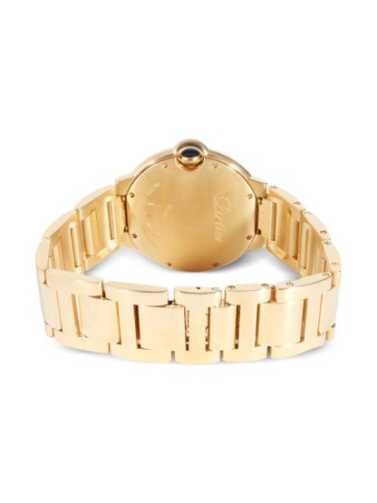 Cartier Bleu 36mm 18kt Yellow Gold. - Image 6