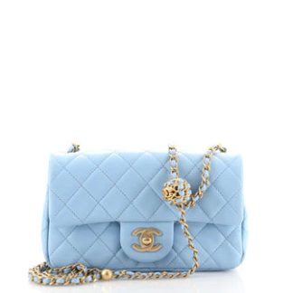 CHANEL Shoulder Bag ChainShoulder Matelasse SilverHardware Lambskin