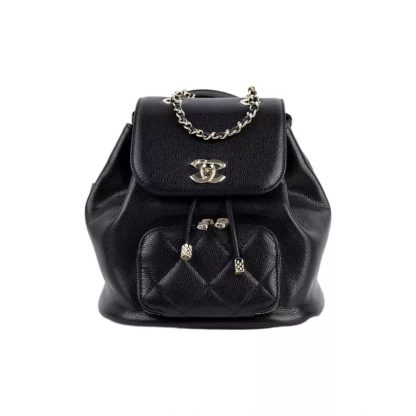 CHANEL Caviar Quilted Mini Business Affinity Backpack Black - Image 2