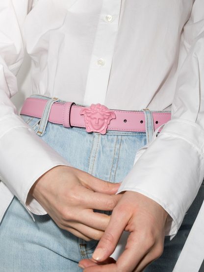 Versace Medusa tonal buckle belt - Image 4